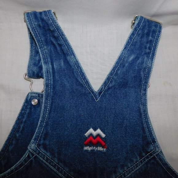 Mightymac Sports NHL Ottawa Senators Logo Toddler 3X Denim Overalls - Picture 7 of 8